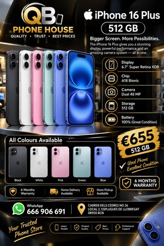 iPhone 16 Plus 512GB