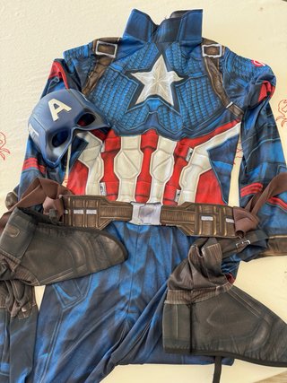 Disfraz Capitan America L, niño 14 años aprox