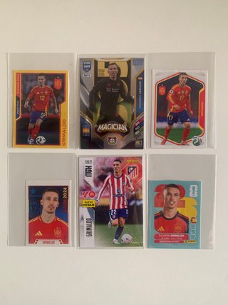 Lote de 6 Cromos de Alejandro Grimaldo
