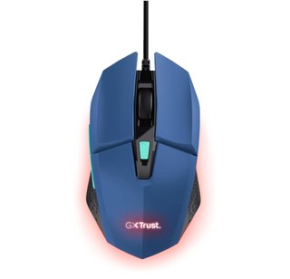 Ratón gaming RGB 6400 DPI Trust Felox azul