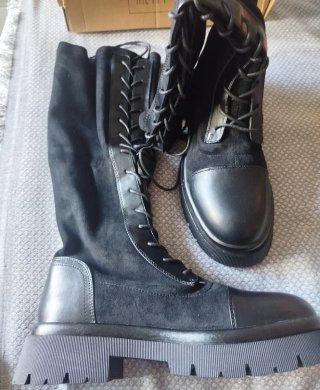 Botas Altas Negras Talla 40