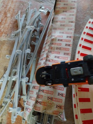 Scalextric con pistas y accesorios