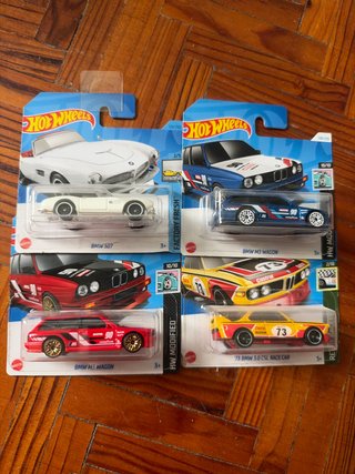 Hot Wheels BMW 507, M3 Wagon, CSL Race Car