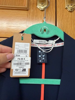 Blazer deportiva azul Cecil