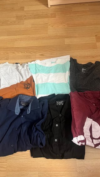 Lote 6 Camisetas Hombre Talla M