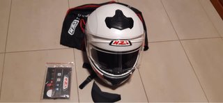 Casco de moto NZI blanco