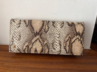 Bolso Cartera Piel Serpiente