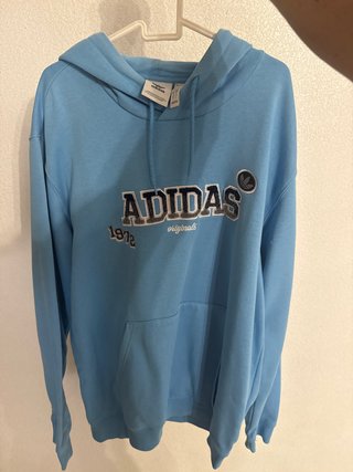 Chandal con capucha adidas azul