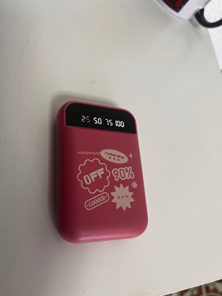 Batería Externa Portátil Rosa