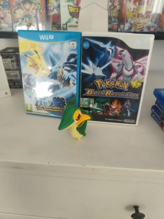 Lote 2 Juegos Pokémon+Figura