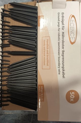 50 Piquetas de sujeción ECENCE cortacésped