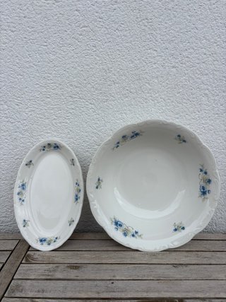 Ensaladera y Rabanera Pontesa Flores