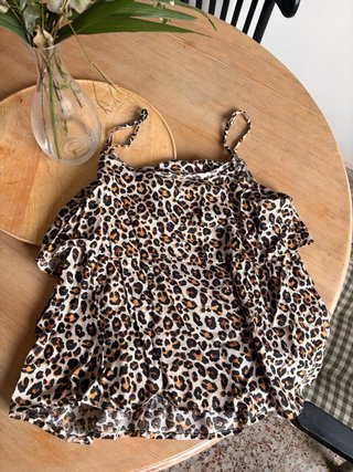 Top Leopardo con Volantes Springfield