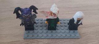 3 Minifiguras LEGO Ninjago