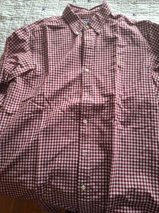 Camisa Ralph Lauren Cuadros Rojo y Blanco
