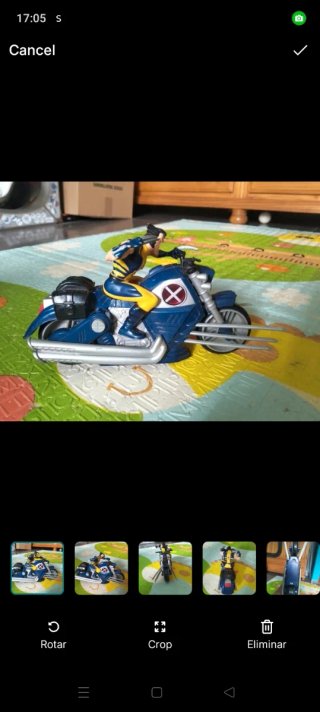 Wolverine/ Lobezno en moto
