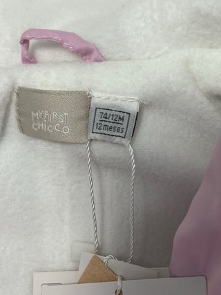Traje de nieve rosa para bebé de la marca chicco