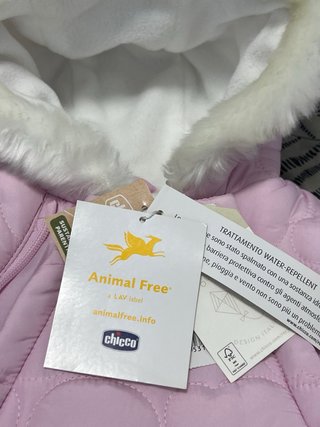 Traje de nieve rosa para bebé de la marca chicco