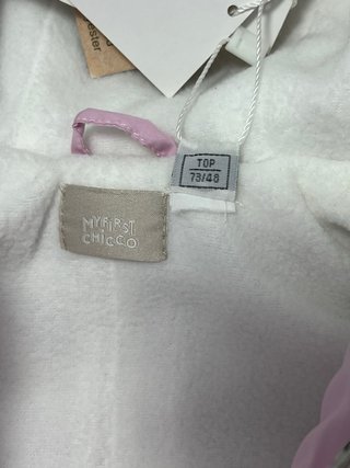Traje de nieve rosa para bebé de la marca chicco