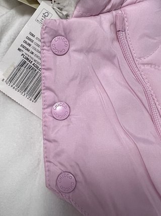 Traje de nieve rosa para bebé de la marca chicco