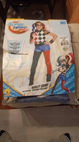 Disfraz Harley Quinn DC Super Hero Girls Talla L