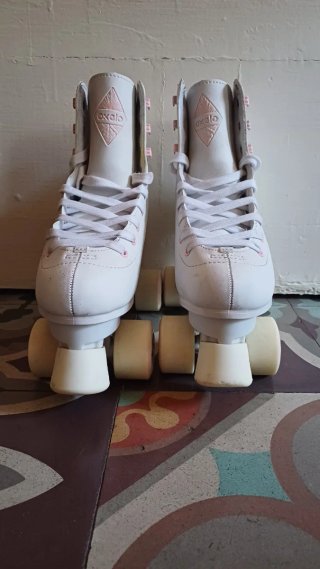 Patines Oxelo 4 Ruedas Blancos