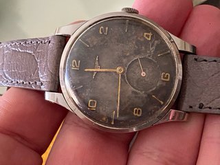 Reloj Longines Antiguo Esfera Negra