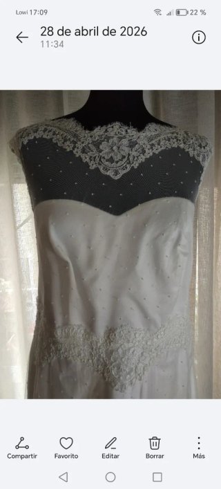 Vestido de novia tul plumeti estilo vintage