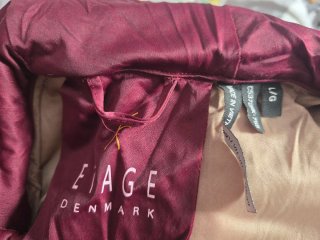 Chaqueta Acolchada Roja Etiage