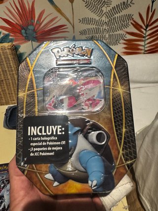 Pokemon Lata Blastoise-EX 2014 Precintada