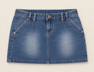 Falda vaquera azul