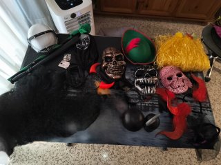 Lote Halloween Máscaras y Disfraces