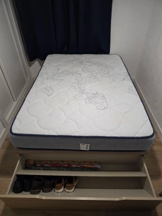 Colchón Flex Azure Pocket 135x190 y Canapé