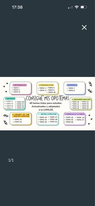 TEMAS SUELTOS TEMARIO OPOSICIÓN INGLÉS SECUNDARIA