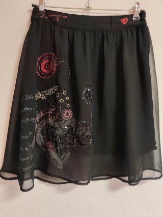 Falda de tul de chica talla 34 de Desigual.