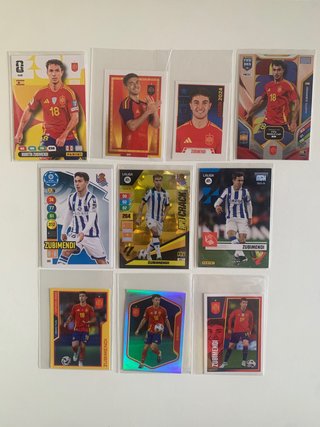Lote de Cromos de Martín Zubimendi