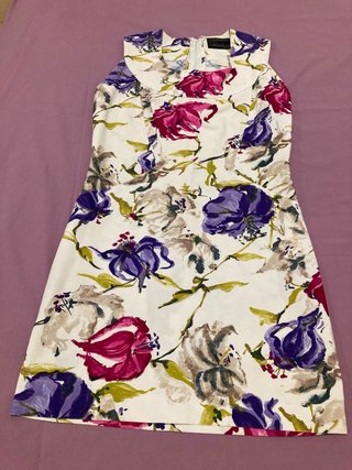 Vestido sin mangas floral Sienna