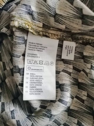 Vestito donna maniche lunghe fantasia