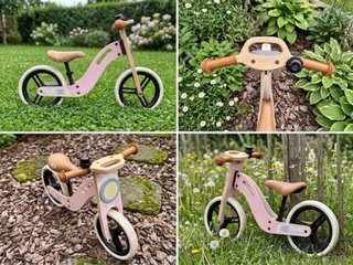 Bici de equilibrio infantil de madera,
