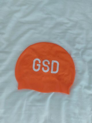 Gorro de natación GSD naranja