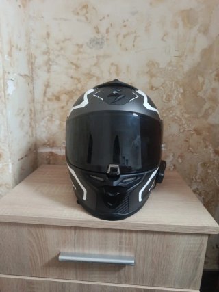 Casco de moto scorpion exo r1 evo carbón