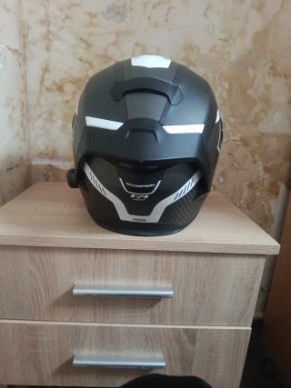 Casco de moto scorpion exo r1 evo carbón
