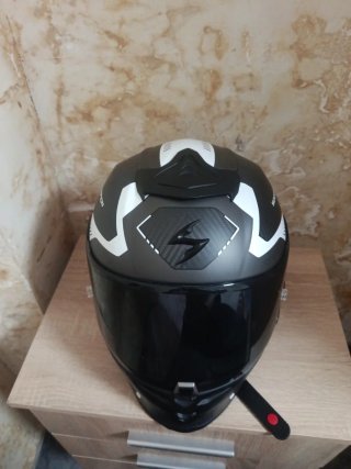 Casco de moto scorpion exo r1 evo carbón