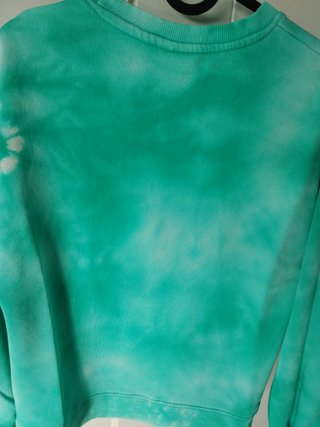 Sudadera Zara Verde Efecto Lavado