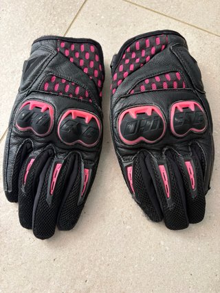 Guantes Dainese Talla XS Negro/Rosa