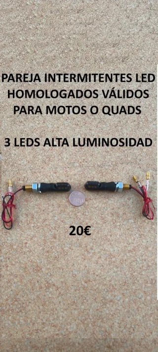 Intermitentes LED Homologados nuevos minisup moto