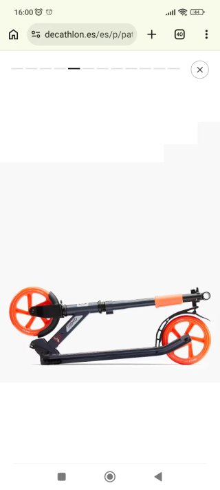 Patinete Oxelo ajustable naranja