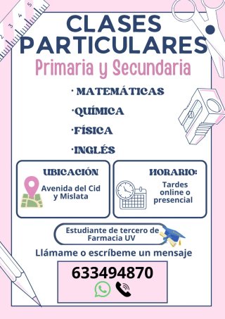 Clases Particulares de Primaria y secundaria