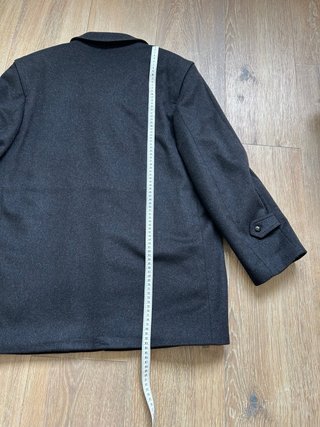 Chaquetón negro Loden hombre