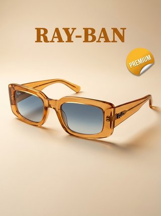 Gafas Ray-Ban Marco Ámbar y Lentes Azules